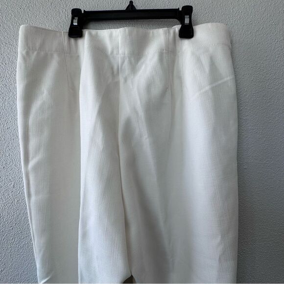 Talbots Women’s White Dress Pants Dressy High Waist Lined Trousers SZ 16P - Picture 7 of 12